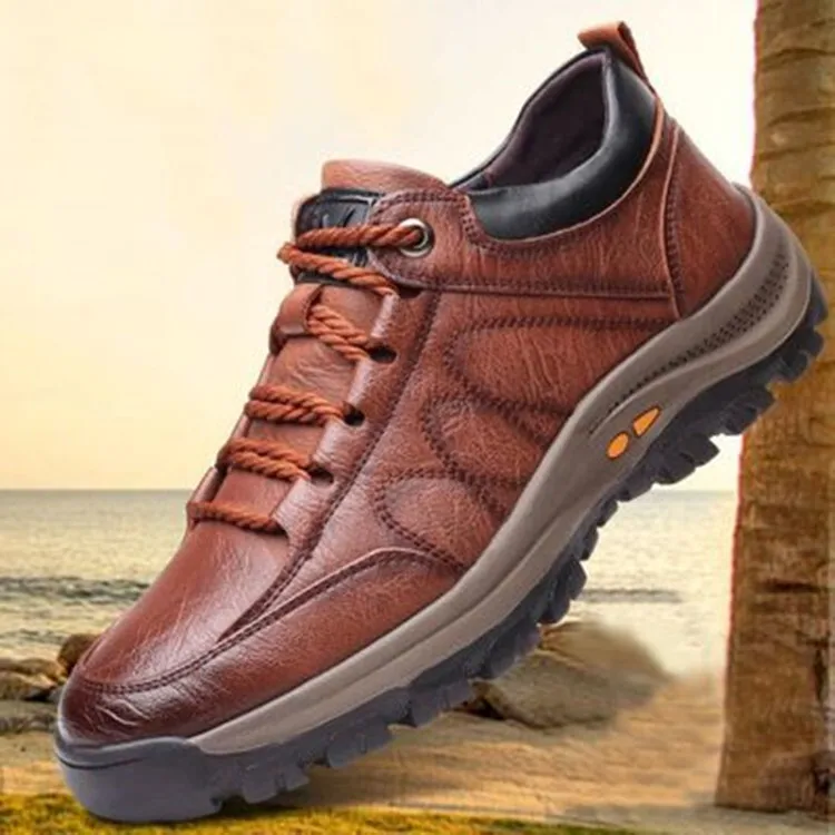 New Original Custom Design Mens Casual Shoes Leather Lace-up Climbing Shoes for Teens men casual shoes