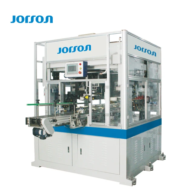 JORSON 1-5L Tin Tinplate Paint General Can Making Production Line Barrel Lugs Plastic Handle Dual-Head Earlug Welding Machine