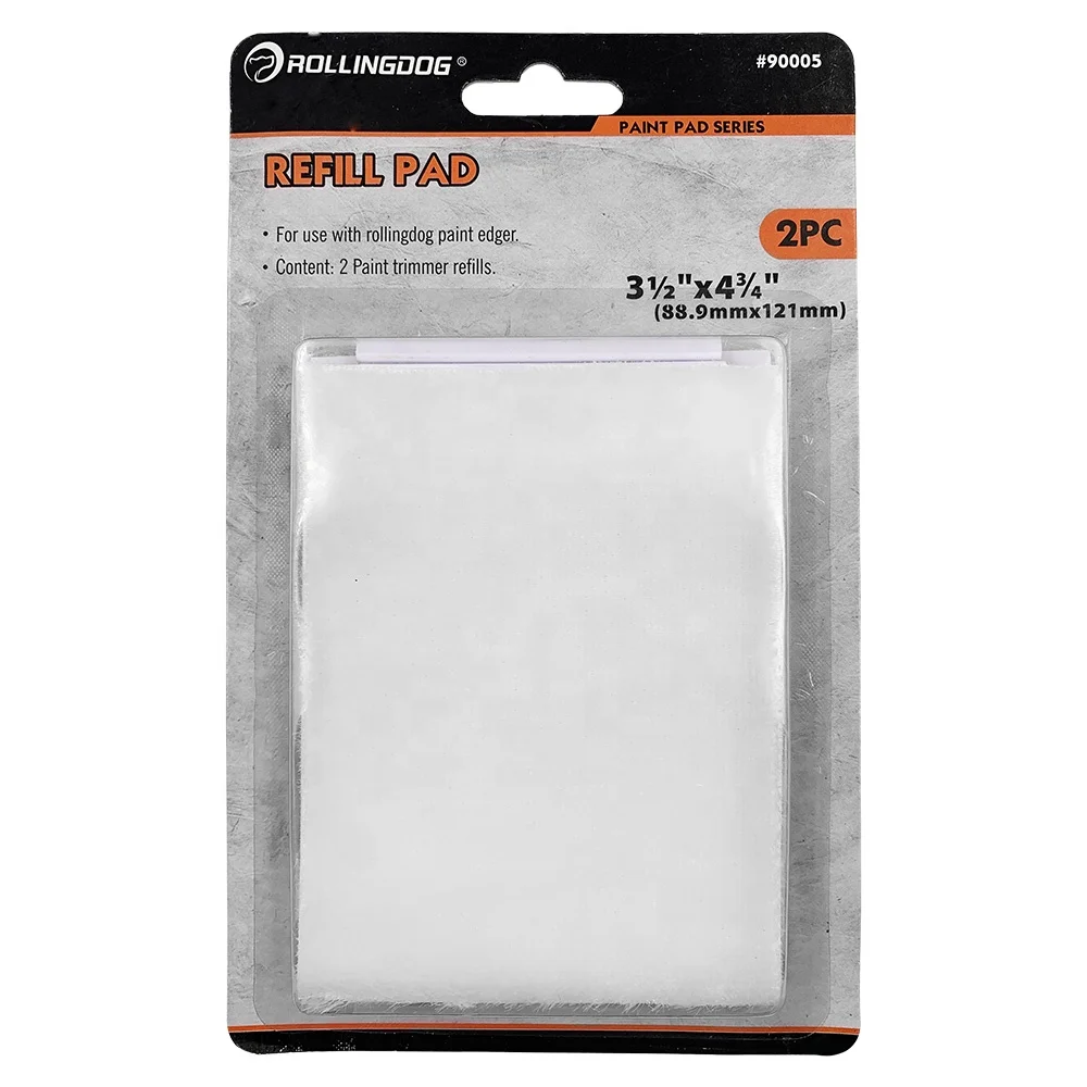 ROLLINGDOG Detail Paint Roller Brush  2PC Paint Pad Edger Refill