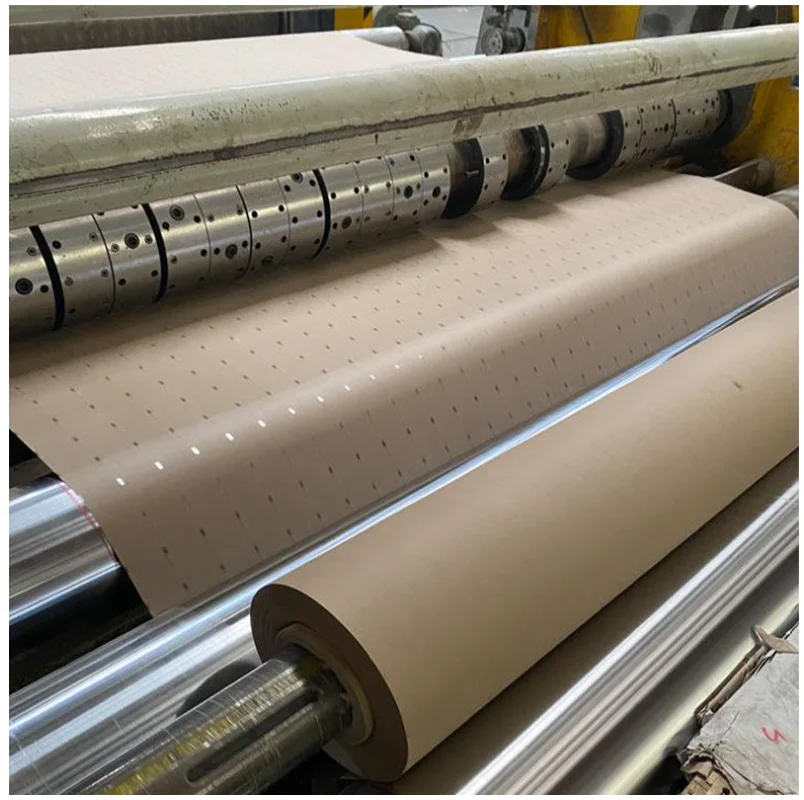 80g Uncoated Recycled Brown Perforated Kraft Paper/Underlay Paper Manufacturer