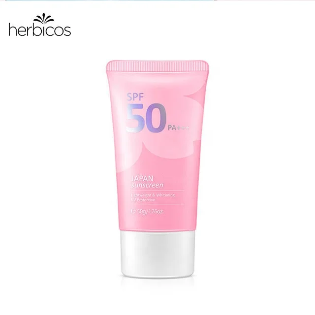 Гербикос Сакура для тела лица солнцезащитный крем кожи Spf50 + бесплатный образец органический веганский японский 3 года
