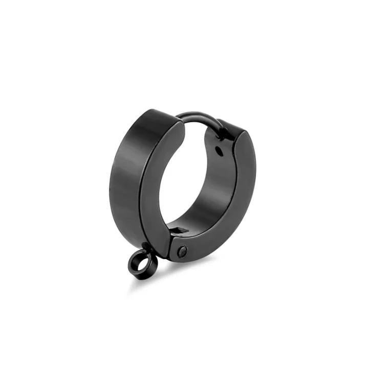 DIY earrings jewelry making accessories add your own charm earrings  for women simple hoop earrings jewelry