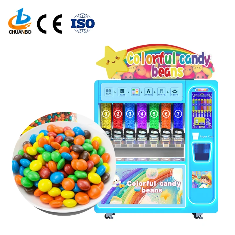 manufacture Color Candy chuanbo technology Semi-automatic candy bean dispenser machine fully automatically in china factory