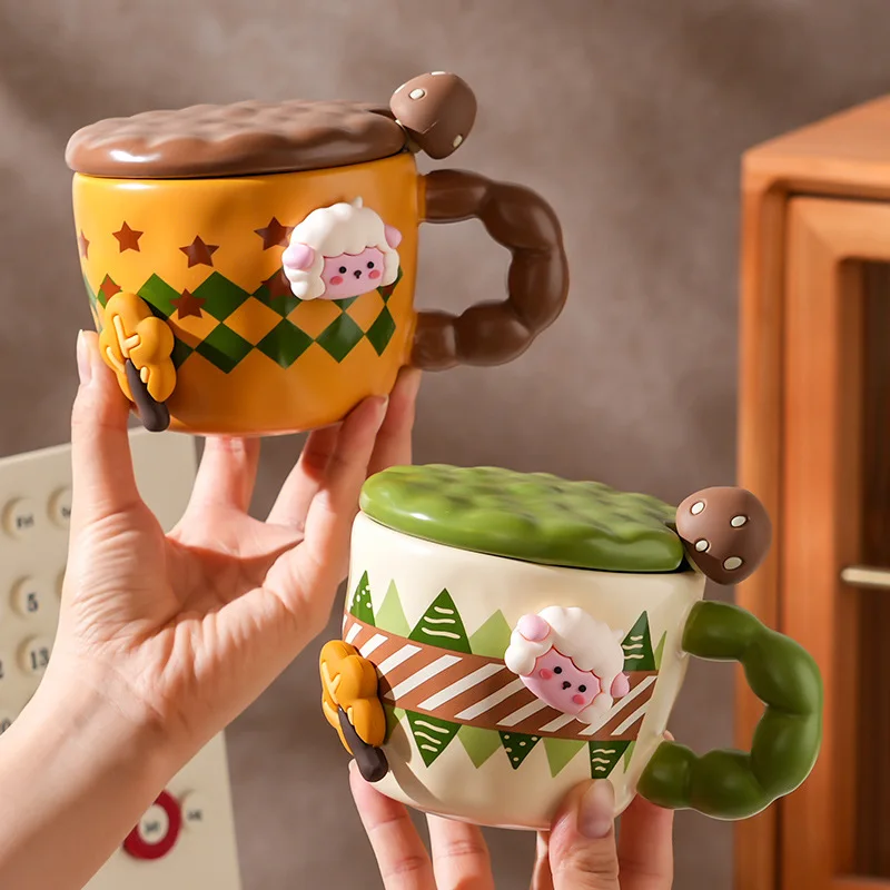 Детская керамическая кружка из овечьего фарфора