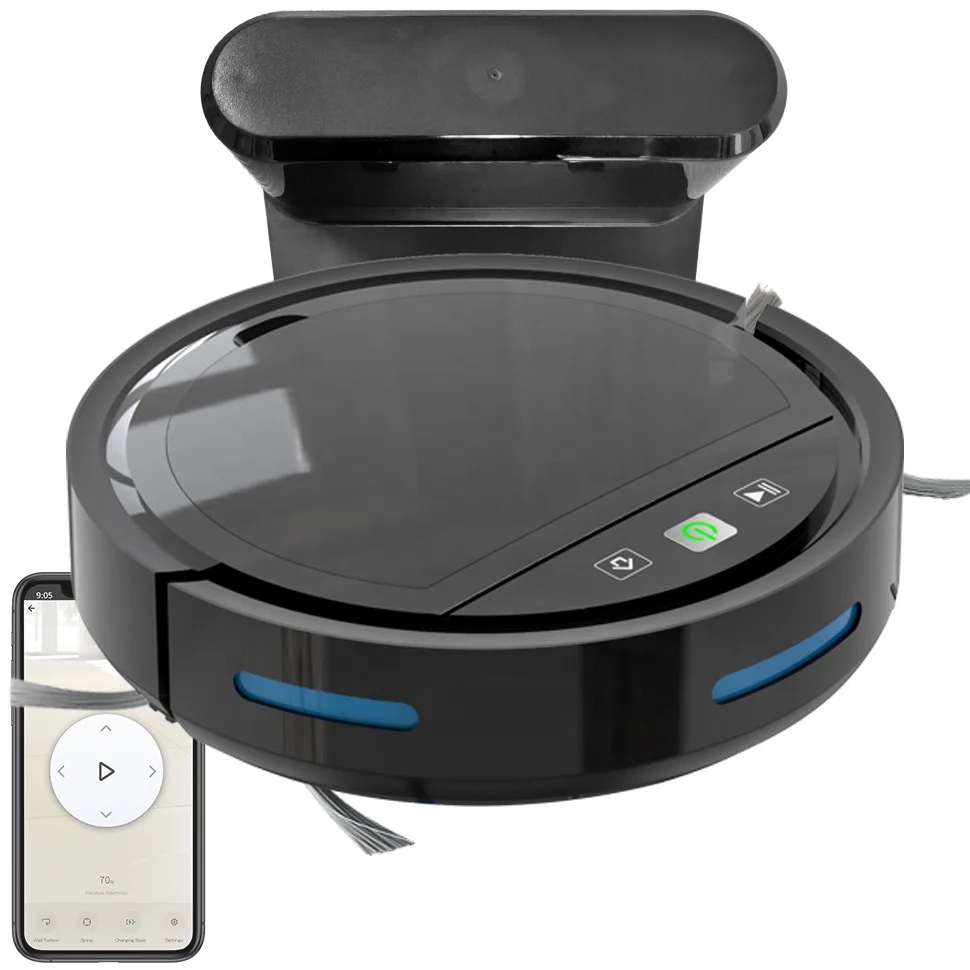 In Stock Fast Shipping Household Sweeping Robot WiFi Tuya APP Control Rechargeable Robot Vacuum Cleaner With Mop