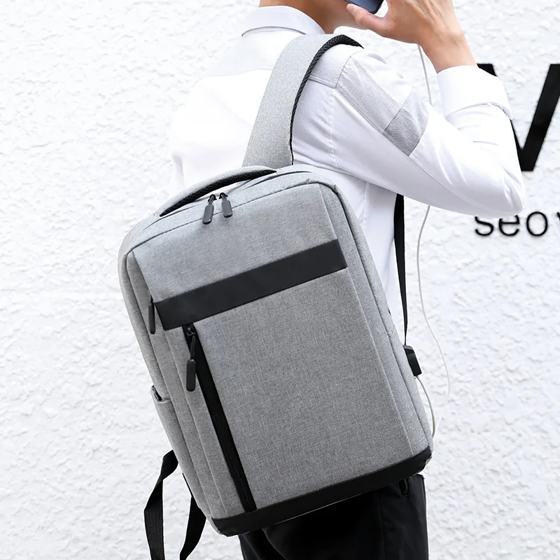 unisex universal Factory price large capacity leisure backpack usb charging unisex universal casual backpack