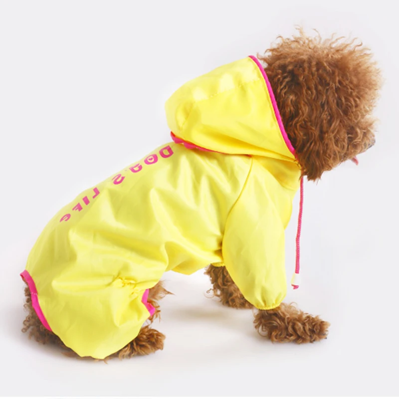 Dog Raincoat Dogs Clothes Rain Coat Wholesale Custom Soft Fabric Coats Pets Waterproof Accessory Outdoor