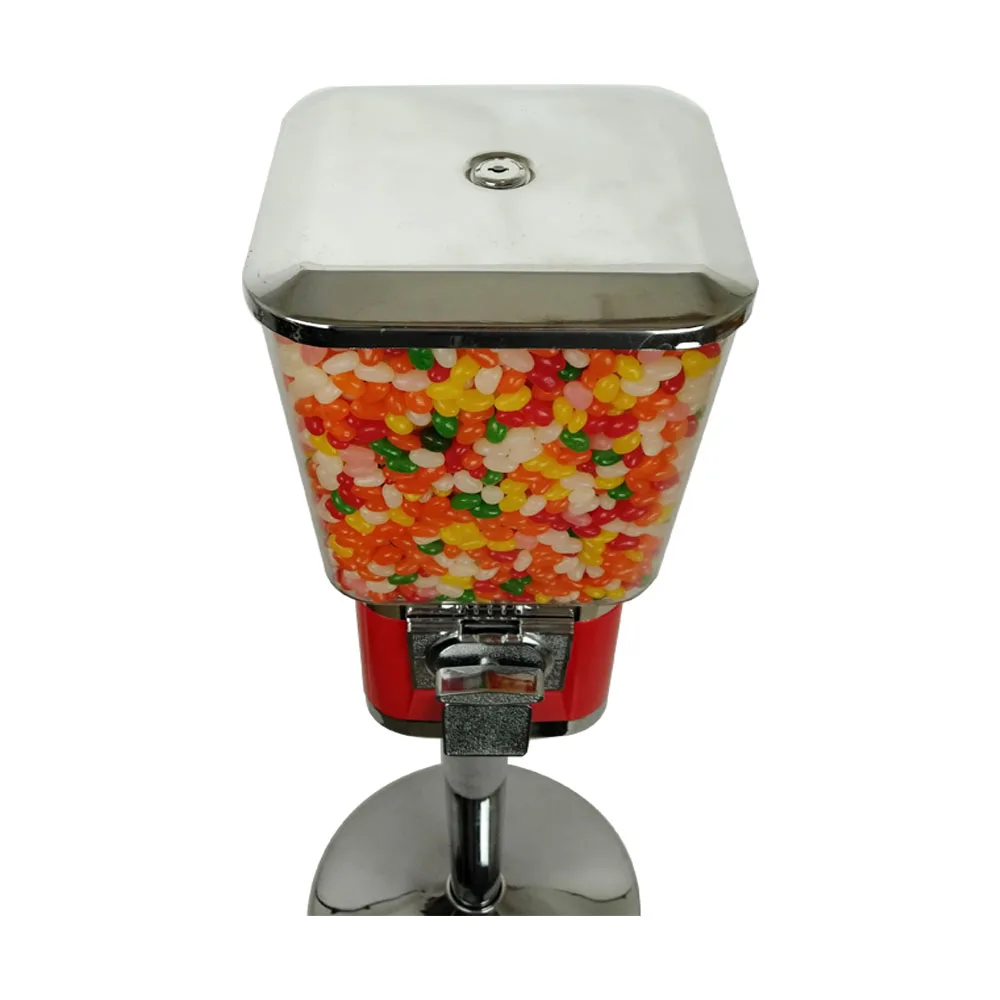 Cheap Price Coin Mechanism skittles Candy Dispenser bouncy ball gumball Gashapon Vending Machine