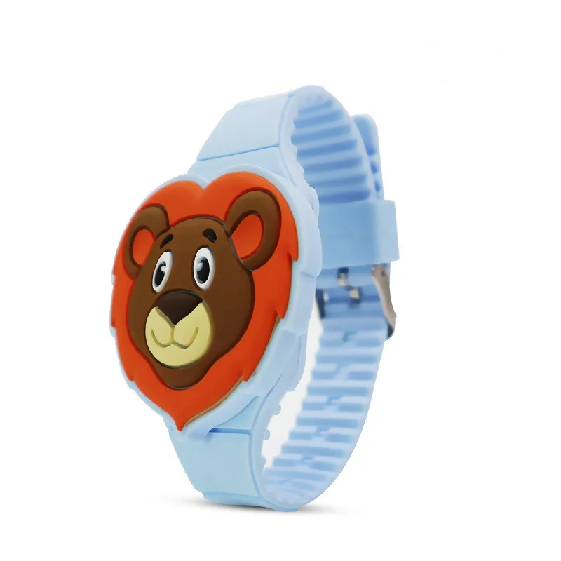 Wholesale 3D Cartoon Bear shape Slap Watch For Children Baby Gift Animal shape Kids Student digital Watch