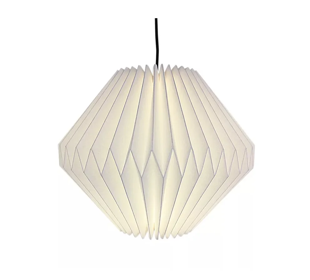 Origami Handmade Paper Lampshades for Home Decorations