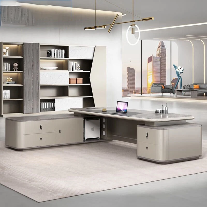 Factory Direct Modern Wooden Boss Desk manager office table luxury executive office table