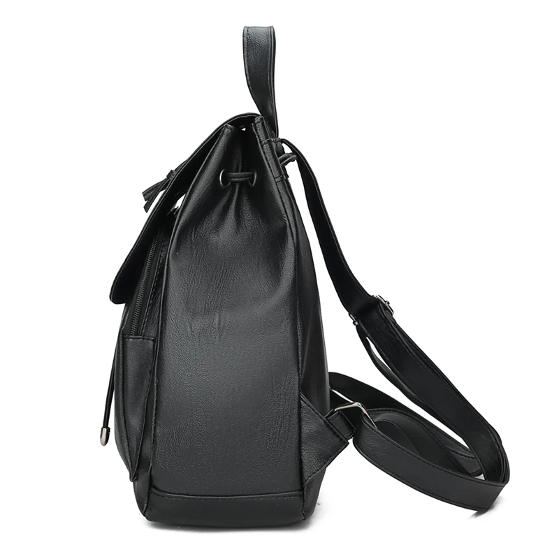 Custom Pu Leather Mini Backpack Straps Shoulders Bag Zipper Travel Mini Backpack For Women