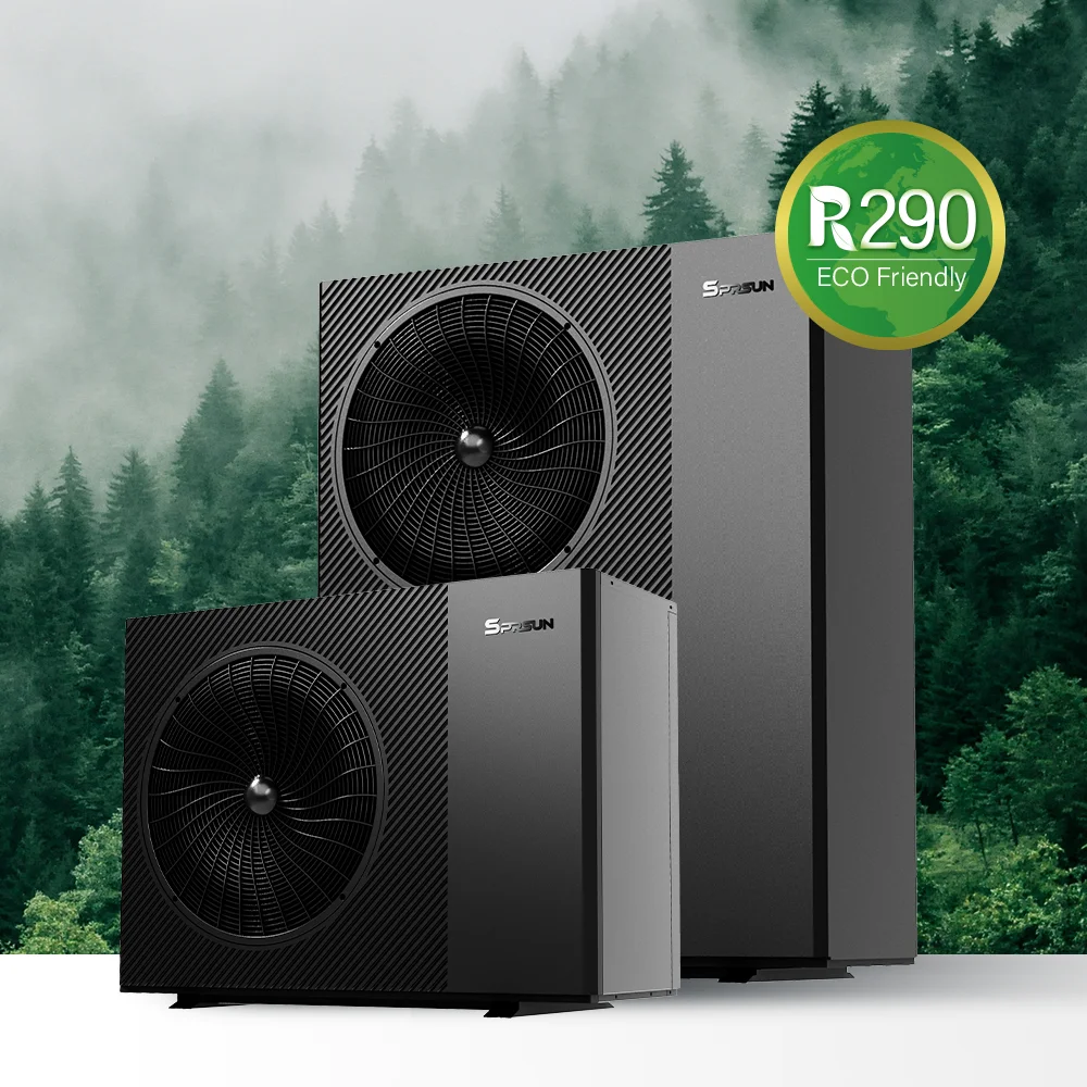 New product R290 refrigeration heat exchange warmepumpe  220V sprsun heat pump