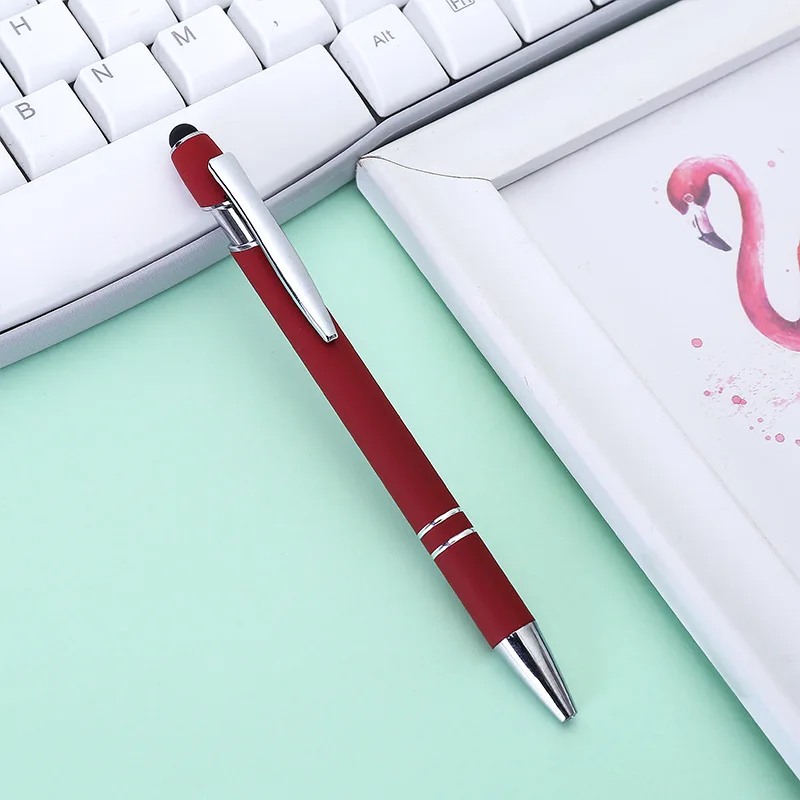 logo custom ballpoint pen business student gift engraving pattern metal ballpoint pen