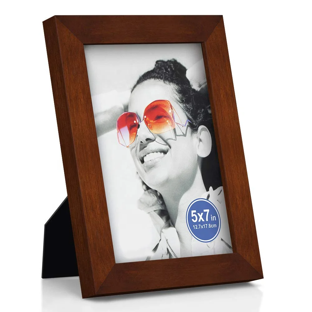 Selling premium Mini customizable magnetic wooden picture frame set Wall display Home office storage picture frame