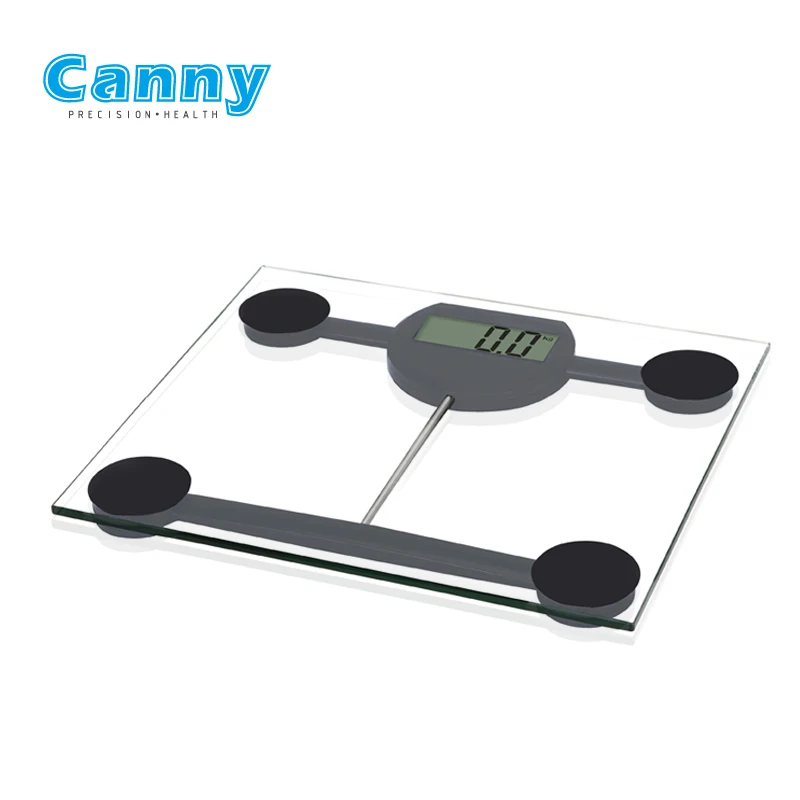 Canny custom Clear Glass  Human household  Digital 180KG Weighing Electronic Bathroom Scale