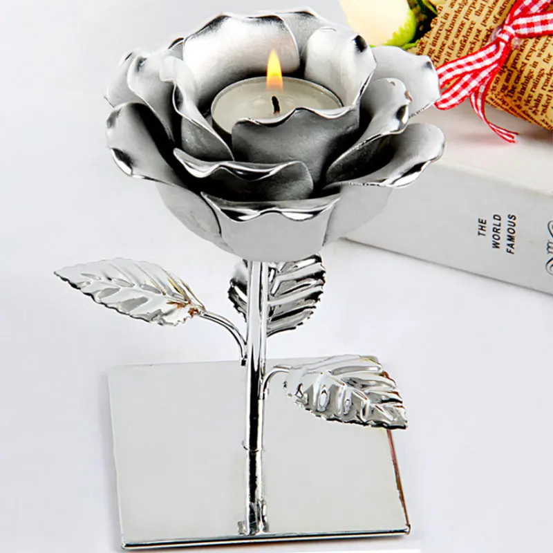 Керамический подсвечник в скандинавском стиле керамический с гальваническим