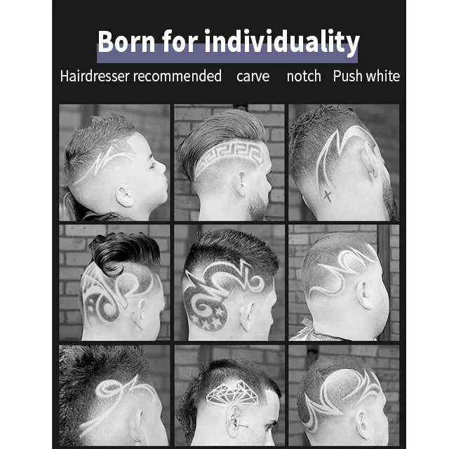 High Quality Salon Rechargeable Cordless Men Hair Cut Machine Trimmer Professional Pubic Usb Cutting Hair Trimmers & Clippers