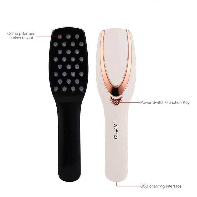 Big discount premium luxury electric hair scalp comb private label massage brush portable hair massage comb