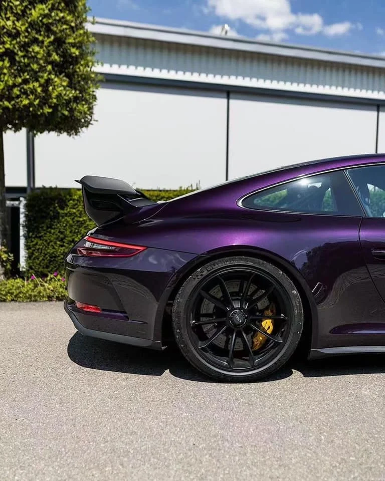 PET Release Liner Ultra Gloss Midnight Purple Car Wrap Vinyl Film for Car Decoration