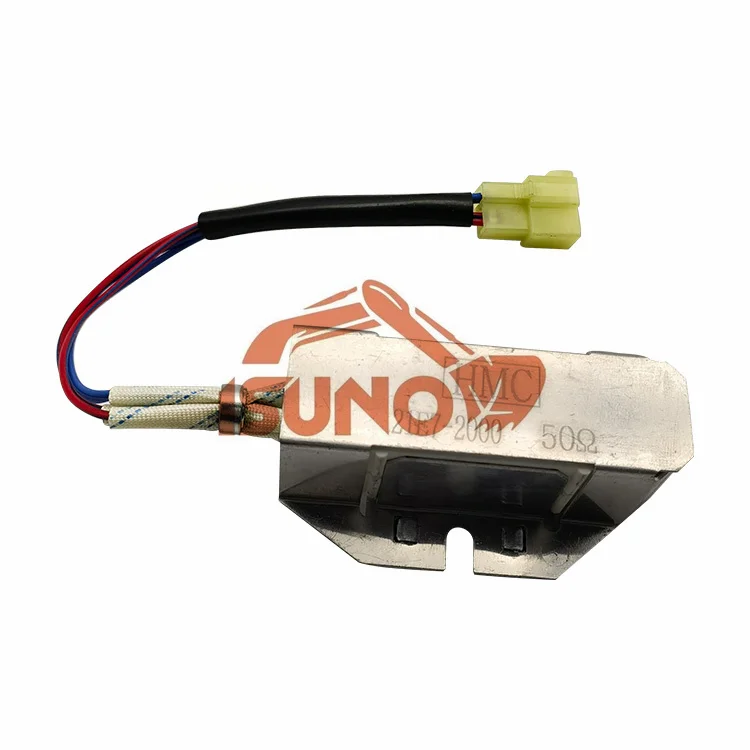 Запчасти для строительной техники ISUNO R130-3 R210-3 R250-3 R210-7 экскаватора пластиковый пролитовый резистор 21E7-2000