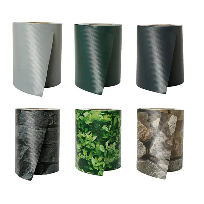 PVC Privacy Garden Fence Strip for Chain Link Metal Fence