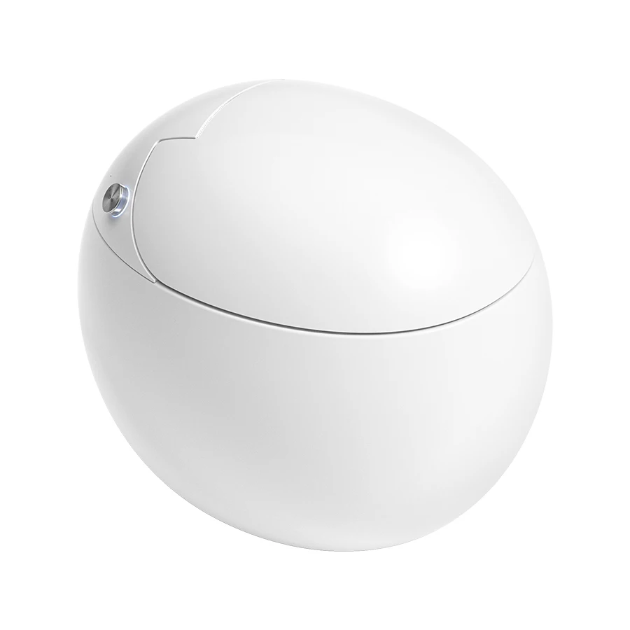 Joynfortune 2023 ultrashort egg shaped design smart auto toilet ceramic electric one piece intelligent wc for small bathroom