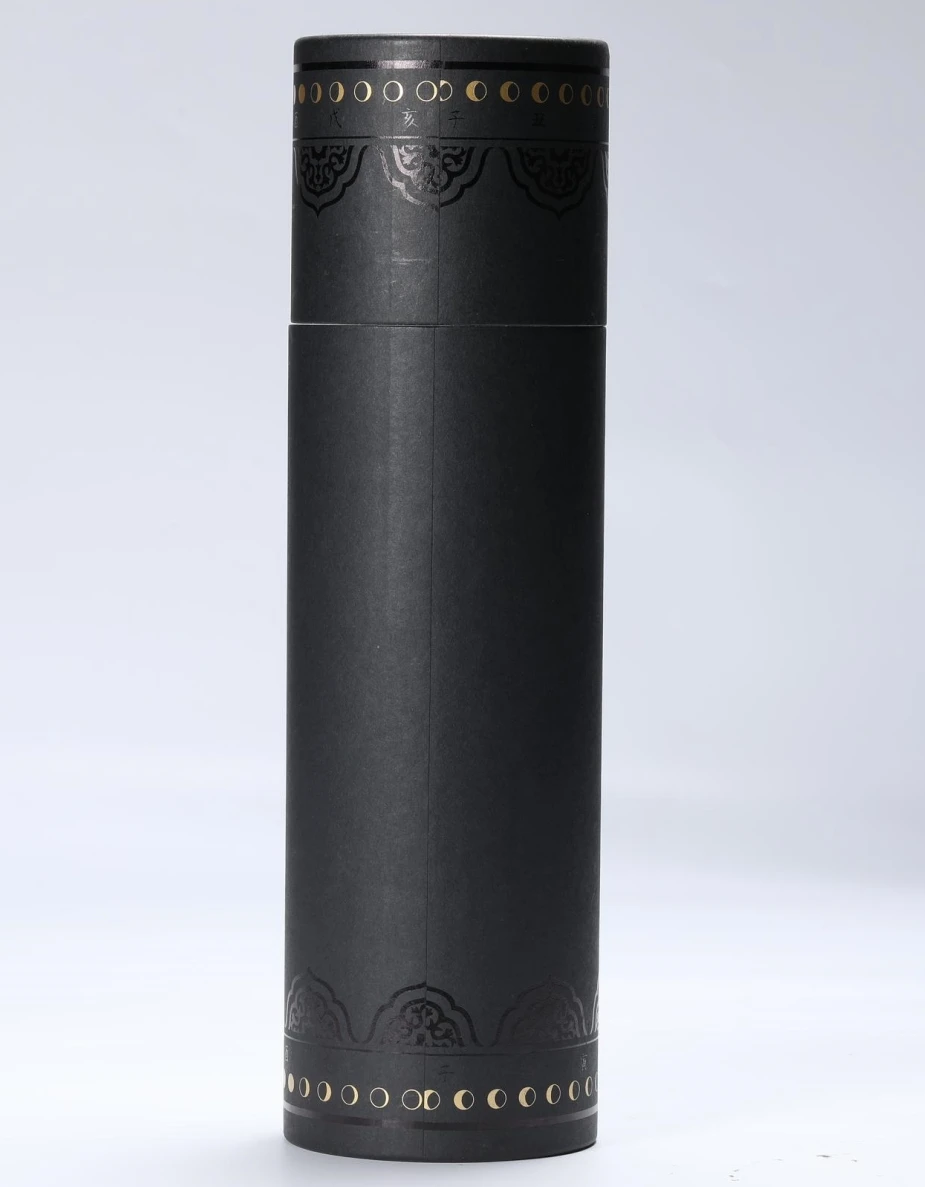 Custom Wine Packaging Box Eco Friendly Circular Kraft Paper Cardboard Cylinder Round Packing Carton Tube