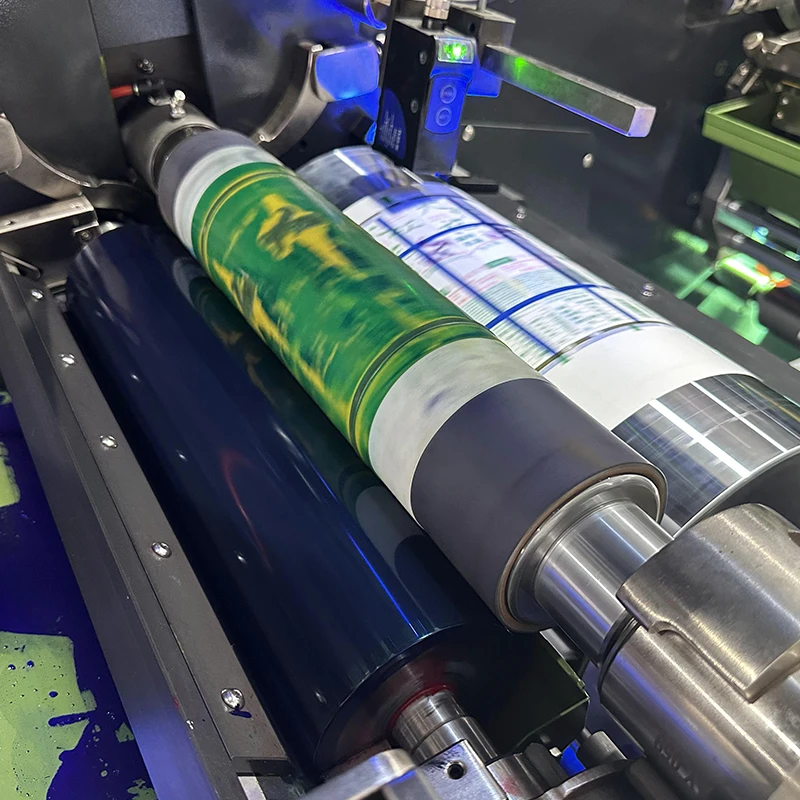 Unit 6 8 10 12 Color Paper Film Label Flexo Printing Machine  Label Flexo Printing Machine