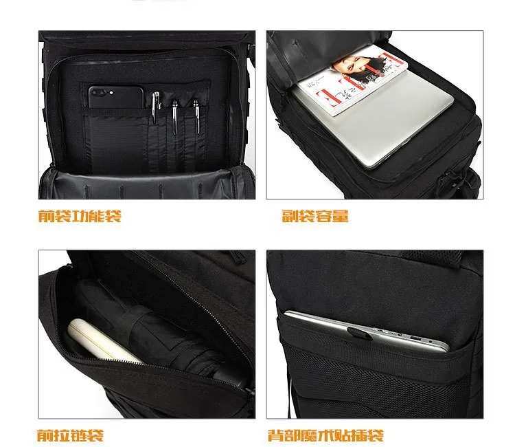 Wholesale Custom gym Hiking Back Pack Backpacks Rucksack hunting Taticas 45L Tactical Backpack Bags For Men Mountaineering