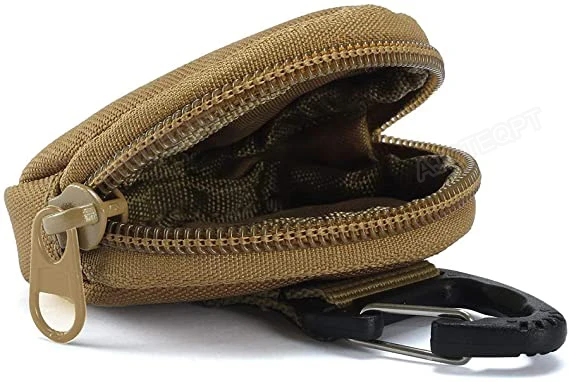 AJOTEQPT Tactical EDC Pouch Mini Key Wallet Holder Men Coin Purses Pouch Camo Small Pocket Bag