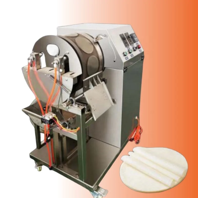 2024 new stainless steel halal food automatic tortilla pressing machine / roast duck cake machine / crepe machine