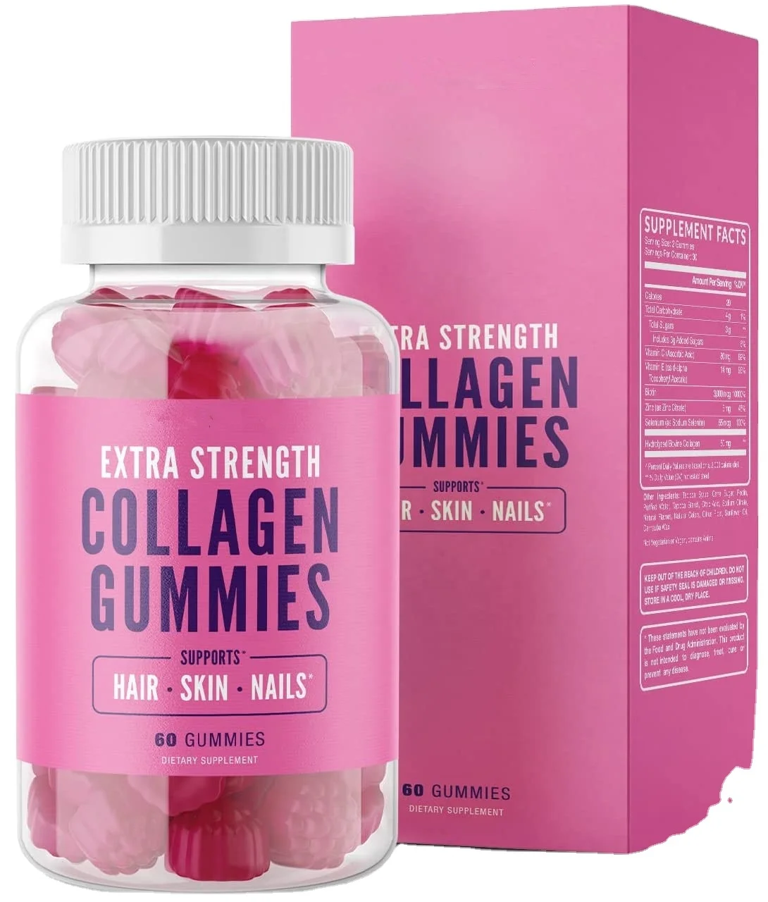 Private label OEM Customize Formula Collagen Sodium Hyaluronate Tablets for Beauty