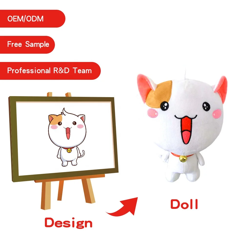 Custom Plush Toy Manufacturer Stuffed Animal peluche Custom Plushie Plush Toys Make You Own Desgin Plush Animal Toy