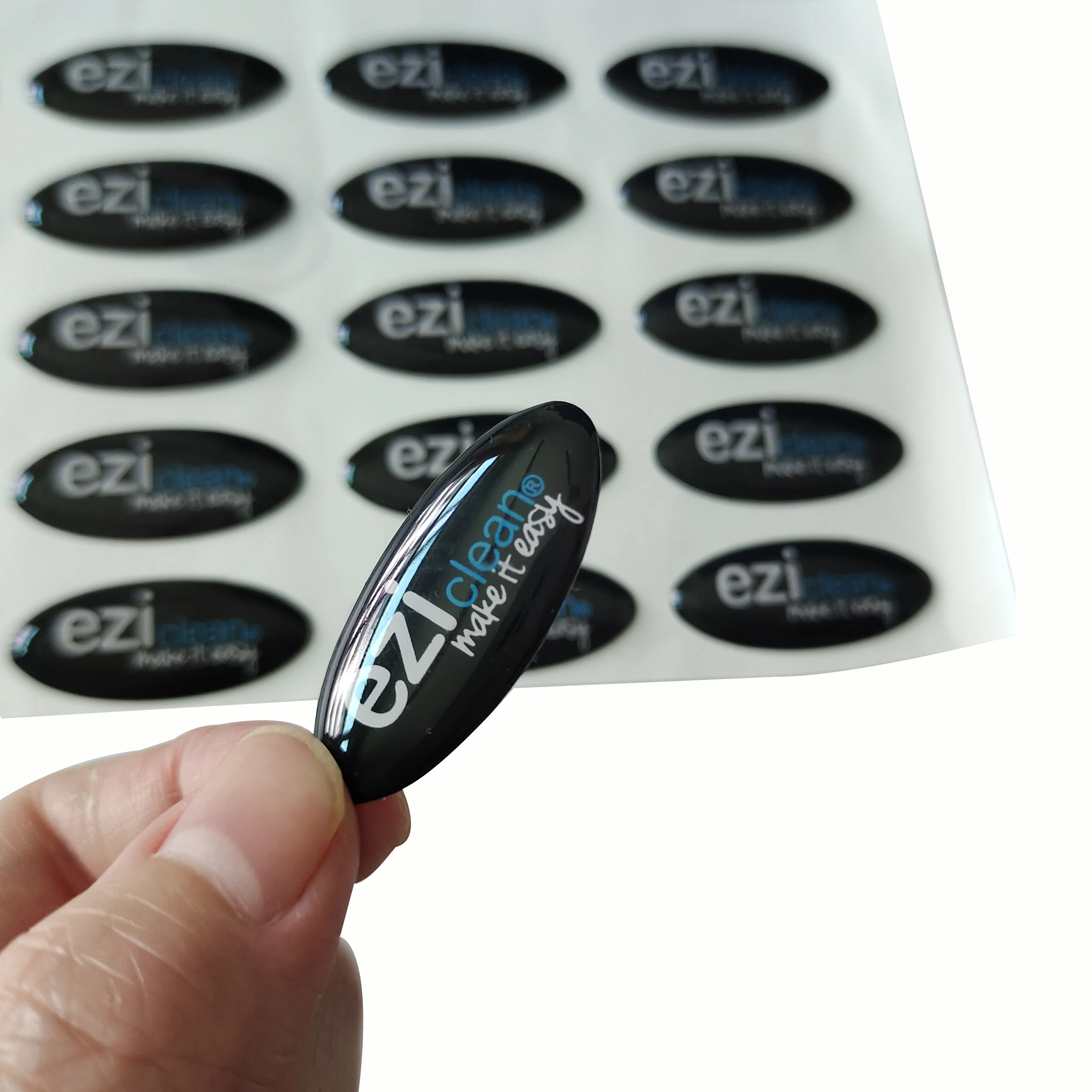 Customized Epoxy domed logo label stickers