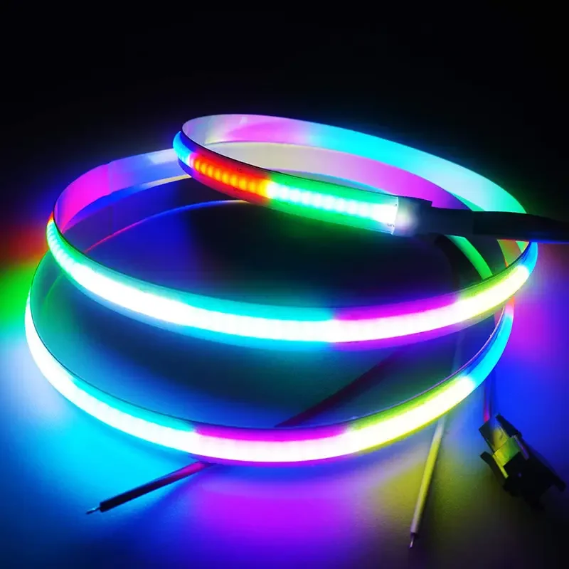 DC12V 24V Dream Color COB RGBIC LED Light Strip RA90 High Density 720 LEDs Flexible WS2811 Addressable RGB Led Pixel Strip Light