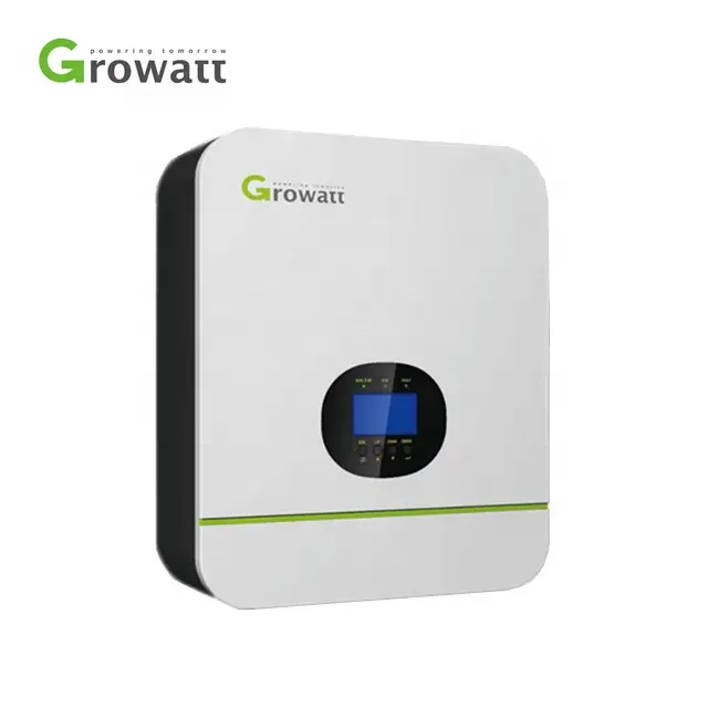 Growatt Off Grid Inverter 24 V 48VDC 230VAC Pure Sine Wave Growatt 3KW Off-grid SPF 5000TL HVM-P Inverter
