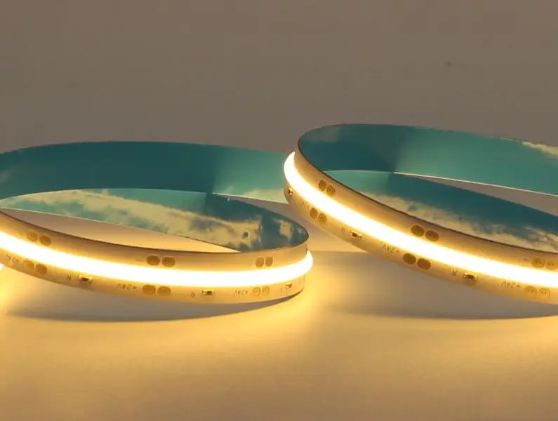 5M 12v 24v 320LEDs/m 2700K/3000K/4000K/6000K White COB Led Strip use for  USB Dimmer Controller