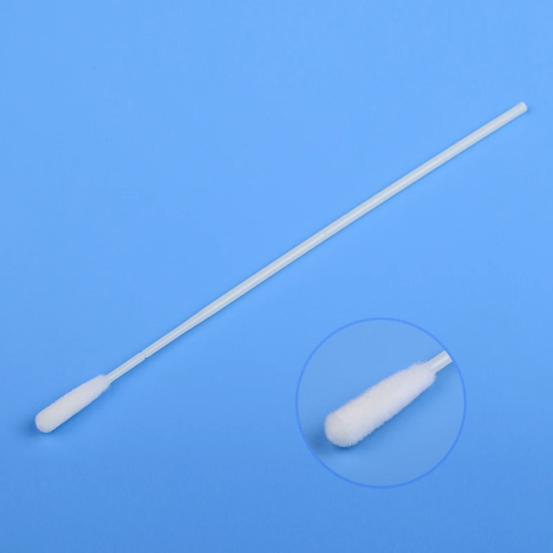 
Disposable Sampling Specimen Collection/Sampling Flocked Swab Nasal / Throat Swab 