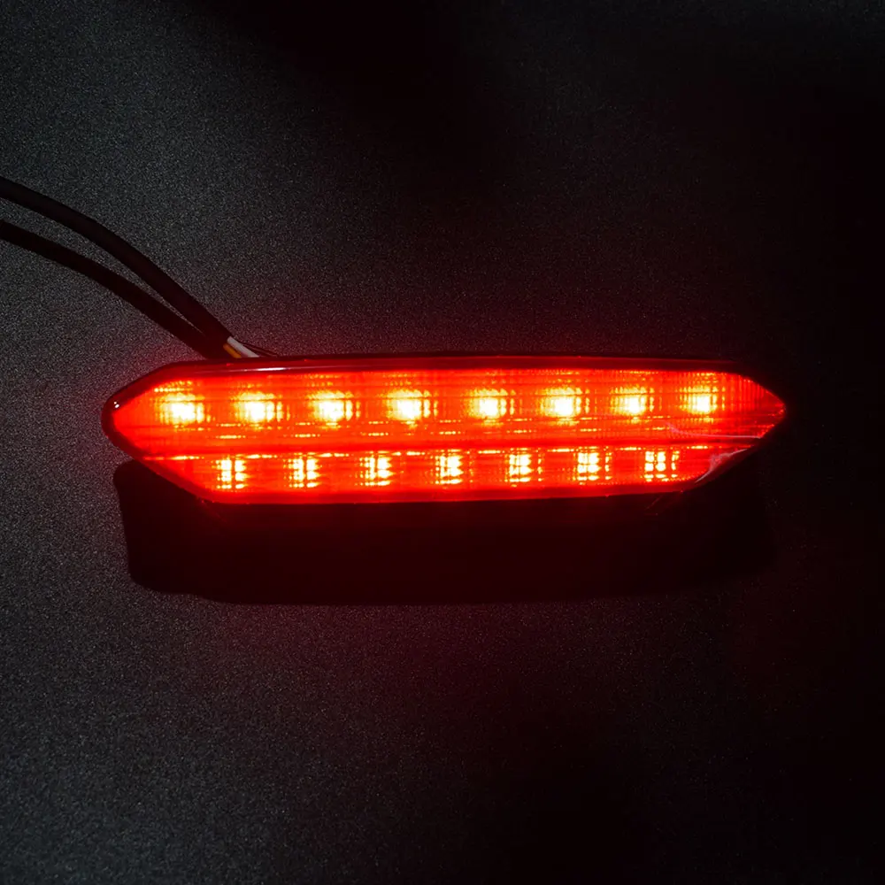 ATV/UTV Parts & Accessories Smoke Lens LED Taillight Assembly Brake Light for Yamaha YFZ450