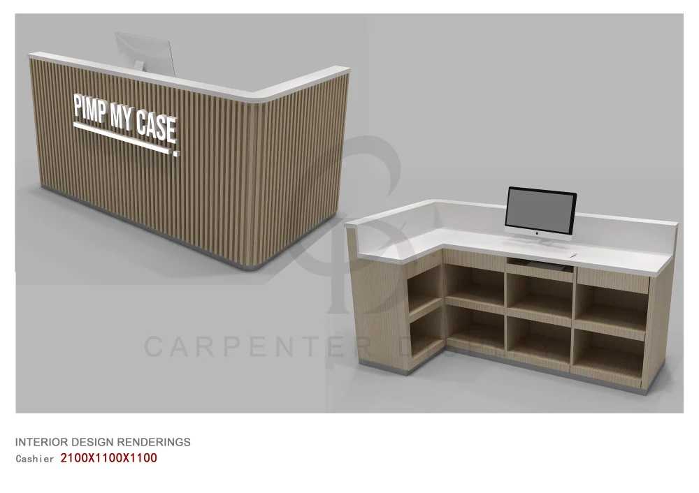 Contemporary Cell Phone Kiosk Interior Design for Urban Settings