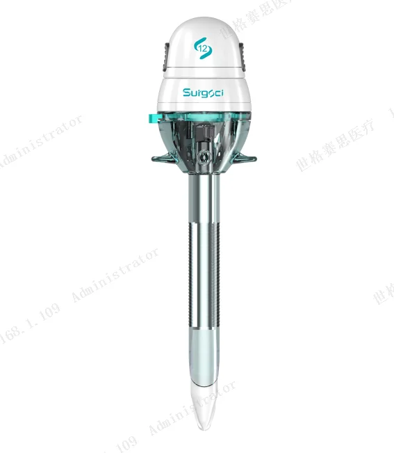 Laparoscopic trocar 12mm plastic tip non-blade disposable trocar for abdominal surgery