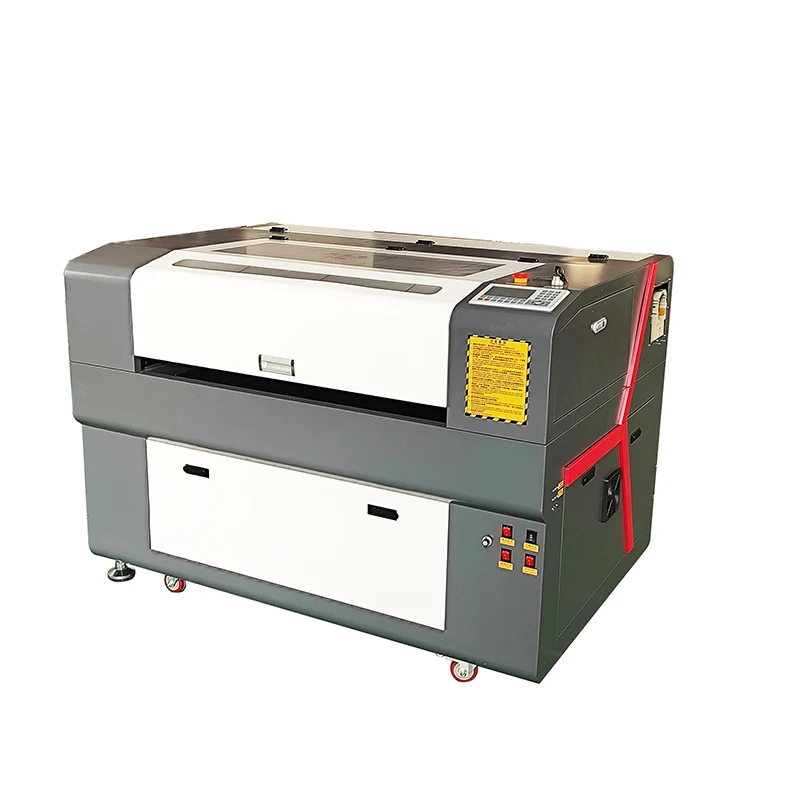 6090 60w 80w 100w 130w 150w 9060 Co2 Laser Engraving And Cutting Machine For Wood With X And Y Both Linear Guide Rail