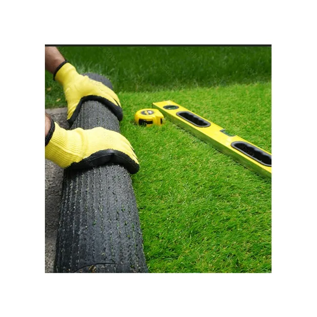 2024 Best Seller Artificial Grass 40mm Outdoor Synthetic Grass in Green and Yellow