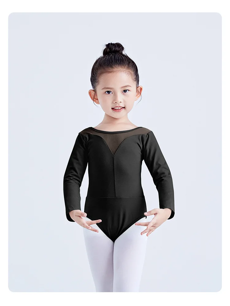 Wholesale Cheap Girls Training Leotards Dance Wear Costumes Cute  Kids Dance Leotards