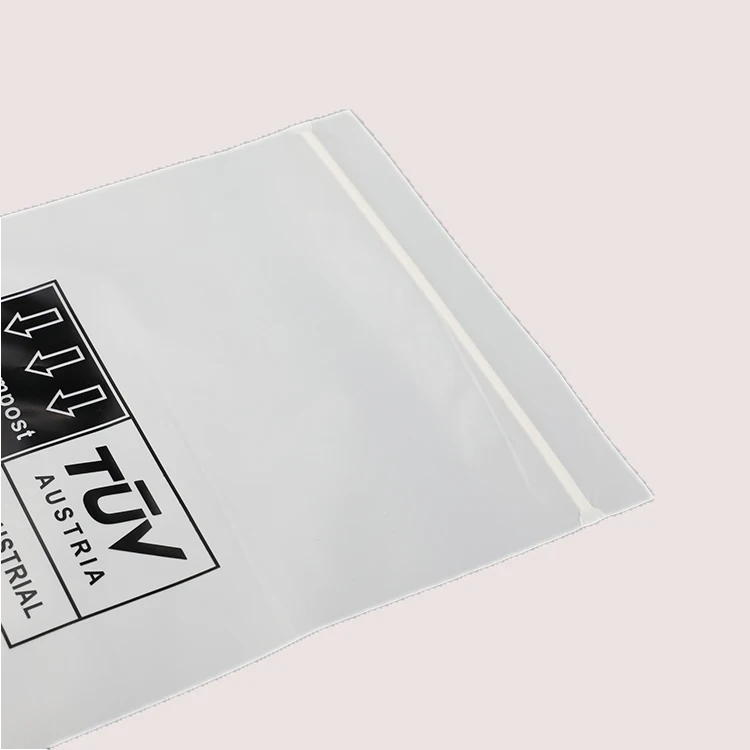 wholesale custom logo frosted plastic bag clothes zip lock self sealing bag clothing packaging frosted zipper bags prin  ( FD91)