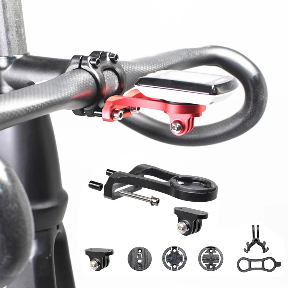 MTB Road Bicycle Computer Camera Mount Holder Out Front Bike Stem Extension Support Holder for Garmin Bryton Cateye GoPro Light