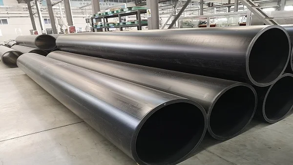 Черная труба UHMWPE большого диаметра для пескового насоса всасывающая пескоструйная