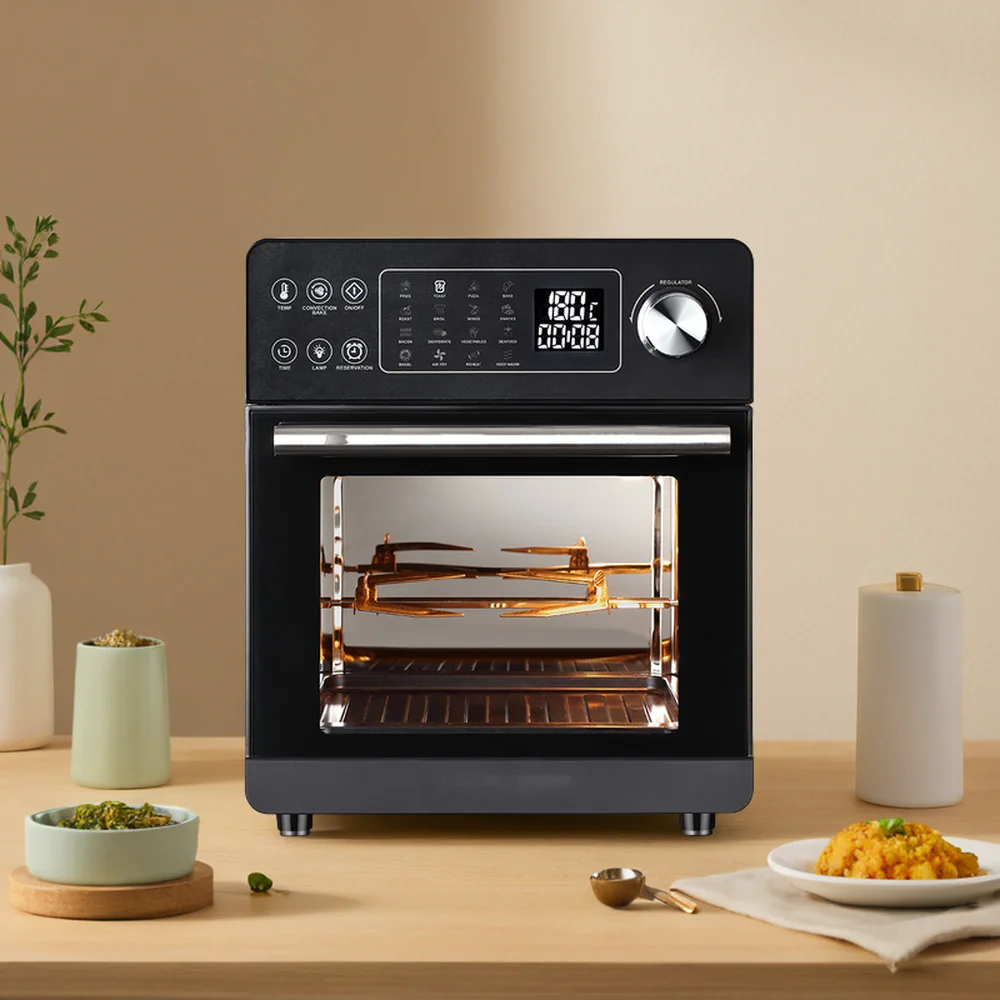 high temperature 16-in-1 chicken roaster multi function outdoor pizza small bakery professional baking 16L smart ovens baklava