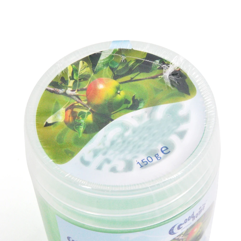 Custom Solid Air Freshener Gel Plastic Car Toilet Gel Air Freshener Containers Empty Jar Manufacturers Air Gel Freshener